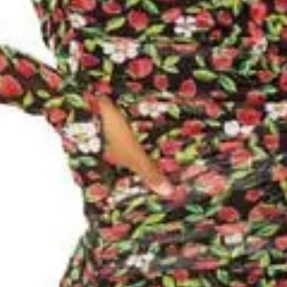 AFRM Women’s Leona Ruched Scoop Neck Long Sleeve Dress Size M - Picture 8 of 8